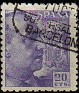 Spain 1940 Franco 20 CTS Violet Edifil 922. España 922 u. Uploaded by susofe